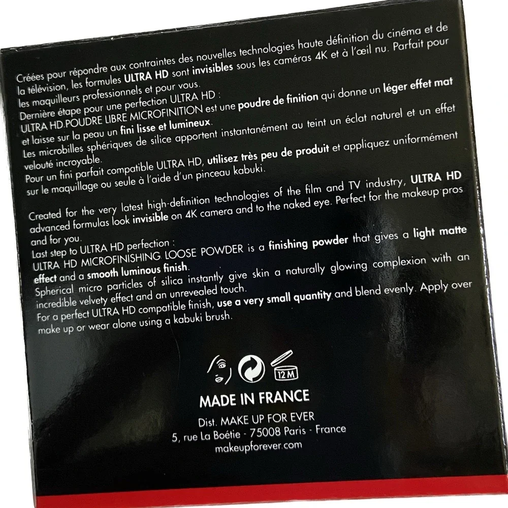 Make Up For Ever particles touch